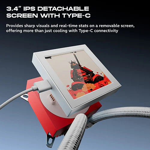 Dawg L360 AIO ARGB 360mm White CPU Liquid Cooler